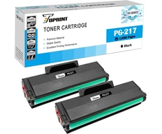 Toprint Pg217 Pg-217 Pg 217 suderinamos tonerio kasetės 1600 puslapių 2 juodos spalvos, skirtos P2200 P2200w M6507 M6507nw M6607 M6607nw spausdintuvams