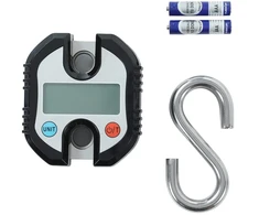 Topway skaitmeninės svarstyklės kranui, 150 kg apkrova, dvigubo tikslumo elektroninės mini lcd kilpinės pakabinamos bagažo žvejybos svarstyklės, didelio našumo svarstyklės su taros funkcija 833211