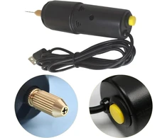 Towwoo mini rankinis grąžtas, 3 vnt. mikro grąžto antgalių 1.1mm Dc 5v Micro Usb mažas elektrinis grąžtas Pcb 0.8mm-1.2mm griebtuvo įrankiams