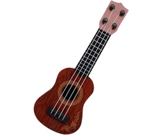 Toyvian ukulele žaislas vaikams, plastikinis 9,8 colių ukulele žaislas, gitara, ukulele vaikams, 4 stygų muzikos instrumentai, edukacinis žaislas