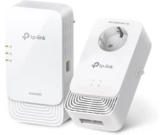 Šakotuvas Tp-link pgw2440 kit wlan powerline g.3000, 2000 wi-fi, iki 1428 mbps per powerline, gigabit ethernet, papildoma jungtis, plug &amp; play, nesuderinamas su homeplug av/av2