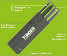 Tracer 5.2mm grafitiniai pieštuko priedai, 6 vnt.