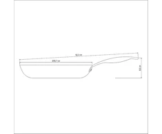 Tramontina Trento keptuvė iš ketaus, skersmuo 30 cm, juoda