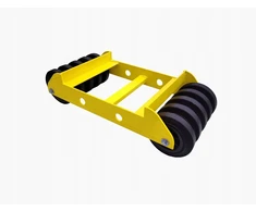Transportavimo vežimėlis ratui 1200kg 13kg Ž5b