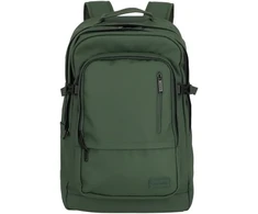 Travelite kuprinė pagaminta iš vandeniui atsparios medžiagos, paminkštintas skyrius nešiojamam kompiuteriui, 15,6 colio, basics daypack su prisegimo funkcija, 48 cm, 28 litrai, 900 g, alyvuogių spalvos, dienos kuprinės