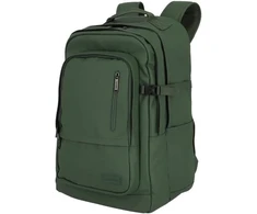 Travelite kuprinė pagaminta iš vandeniui atsparios medžiagos, paminkštintas skyrius nešiojamam kompiuteriui, 15,6 colio, basics daypack su prisegimo funkcija, 48 cm, 28 litrai, 900 g, alyvuogių spalvos, dienos kuprinės