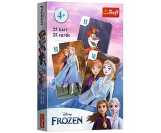 Trefl Kortų žaidimo rinkinys „juodasis Petras“ Frozen 2 kortos su pasakų motyvais, kortos žaidimų gerbėjams, kortos su mėgstamais personažais vaikams