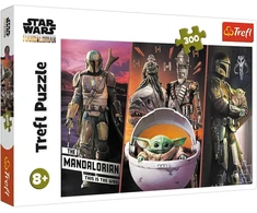 Trefl, paslaptingasis Baby Yoda, Star Wars, The Mandalorian 300 dalių dėlionė, skirta vaikams nuo 8 metų