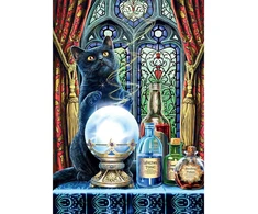 Trefl Premium Plus kokybės dėlionė Magic Collection: Witch Apprentice - 1000 elementų, Magic Pictures serija, Lisa Parker, idealus detalių pritaikymas, suaugusiems ir vaikams nuo 12 metų
