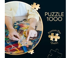 Trefl Premium Plus kokybės dėlionė Magic Collection: Witch Apprentice - 1000 elementų, Magic Pictures serija, Lisa Parker, idealus detalių pritaikymas, suaugusiems ir vaikams nuo 12 metų