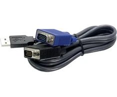 Trendnet Usb Vga Kvm jungiamasis kabelis, Vga/svga Hdb 15 kontaktų jungtis – jungtis, Usb 1.1 A tipo, 1,8 metro, Tk-cu06