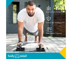 Treniruočių rankenos "body &amp; Mind" - efektyvioms atsispaudimų treniruotėms