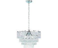 Trio r13473006 Orient Rhinestone pakabinamas šviestuvas, apvalus, 43 cm