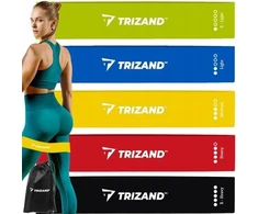 Trizand pasipriešinimo gumų rinkinys treniruotėms, 5 treniruočių juostos