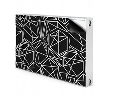 Tulup Magnetinis radiatoriaus uždangalas 90x60 Geometrinės formos