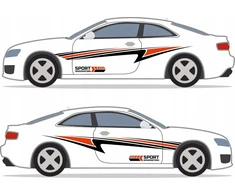 Tuning'o lipdukai automobiliui - įvairūs dizainai