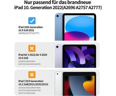 Tuolisg dėklas, skirtas Ipad (a16) 11-os kartos 11 colių 2025 m., Ipad 10-os kartos 10,9 colių su rašikliu, Pu odos atverčiamas dėklas, piniginė, rašiklio laikiklis, planšetinio kompiuterio apsauginis dėklas su automatinio užmigdymo/pabudimo funkcija, juo