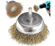 Turbotools Šepetys vielinis galinis grąžtui 100mm tankus plieno žalvario