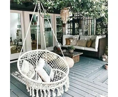 Tutumi Gandralizdis sūpynės-lizdas, boho stiliaus