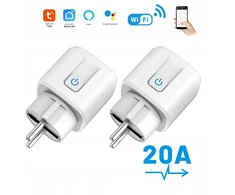 Tuya Išmanusis Wifi lizdas 20a su energijos matuokliu ir laikmačiu