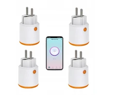 Tuya Zigbee išmanieji lizdai su matavimu ir laikmačiu, suderinami su Alexa Google