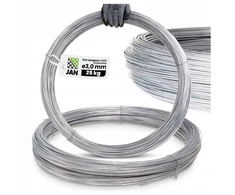 Tvirtinimo viela tinklui cinkuota minkšta fi 3,0mm tvoroms 450m 25kg