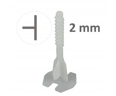 Twist Level! Plytelių lyginimo sistemos bazės T formos, 2 mm