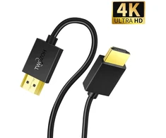 Twozoh hdmi į hdmi kabelis 2 m, 2 vnt., plonas, minkštas, itin plonas ir lankstus hdmi kabelis, palaiko 3d/4k ir 60 hz/2160p/1080p