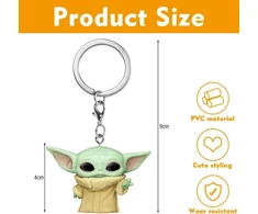 Tydeus animacinių filmų serijos raktų pakabukas, automobilio raktų pakabukas, kuprinių raktų žiedo papuošalas vaikams suaugusiems gimtadienio dovana unisex personalizuotas, mojuojantis