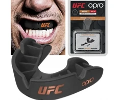 Ufc bokso dantų apsauga Opro Bronze juoda + dėžutė