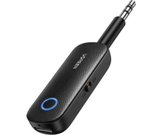 Automagnetola Ugreen Bluetooth siųstuvo lizdo Bluetooth adapteris, 2 viename Bluetooth siųstuvas ir imtuvas Bluetooth skirstytuvas 2 ausinėms, tokioms kaip Airpods, garso sistema ir kt.