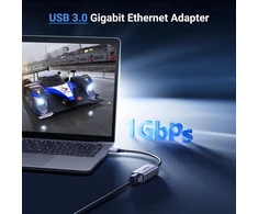 Ugreen Usb 3.0 Gigabit Ethernet adapteris, 1000 Mbps, aliuminio
