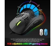 Uk išdėstymo 80% žaidimų klaviatūra ir pelė laidinė rgb mechaninė klaviatūra + 6400 reguliuojamo dpi žaidimų pelė su apšviestais klavišų gaubteliais, skirta ps4 ps5 XBOX pc nešiojamam kompiuteriui mac (mėlyna)