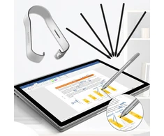 Ukofew 5 vnt. S-pen pakeitimo antgalių rinkinys, S Pen antgaliai su įrankiu, liečiamojo rašiklio S Pen antgaliai, skirti Galaxy Tab S6/s6lite/s7/s8/s9/note10/note20/note10+/note20 Ultra/s21u/s22u/s23u, juodi