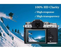 Ulbter fujifilm gfx 100 ii fuji gfx100 ii lcd + viršutinė plėvelė [2+2 vnt.] grūdinto stiklo ekrano apsauga 0,3 mm 9h kietumas, atspari įbrėžimams, pirštų atspaudams, be burbuliukų