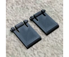 Uleiva 1 poros (2 vienetai) pakaitinės juodos spalvos klaviatūros kojelės, suderinamos su logitech mk320 klaviatūra, pakaitinė dalis, klaviatūros stovo kojelės
