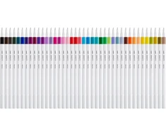 Uni Mitsubishi Pencil Uni-ball Emott Uni Mitsubishi Pieštukas - pieštukinė su 40 flomasterių - rašymas, piešimas, braižymas su stiliumi - plonas galiukas 0,4 mm - 40 spalvų