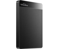 Unionsine išorinis kietasis diskas 500gb itin plonas nešiojamas 2.5 colio Usb 3.0 Sata kietojo disko saugykla, skirta Pc, Mac, Tv, Wii U, XBOX, Ps4 (juodas) Hd2510
