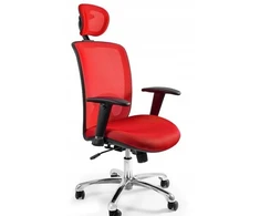 Unique Ergonomiška biuro kėdė Expander Net, raudona