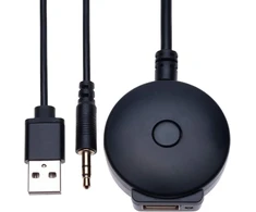 Universalus Bluetooth automobilinis audio kabelis | Usb/3.5mm Aux muzikos sąsajos adapteris, suderinamas su Bmw 1, 2, 3, 5, 6, 7 serijos, X1 X3 X4 X5 X6 E46 ir Mini Cooper R55 R56 R57