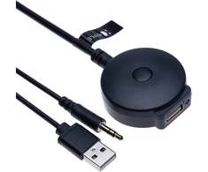 Universalus Bluetooth automobilinis audio kabelis | Usb/3.5mm Aux muzikos sąsajos adapteris, suderinamas su Bmw 1, 2, 3, 5, 6, 7 serijos, X1 X3 X4 X5 X6 E46 ir Mini Cooper R55 R56 R57