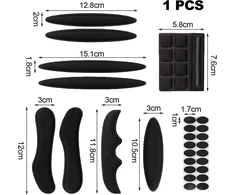 Universalus dviračio šalmo paminkštinimo putų paminkštinimas velcro taškų rinkinys šalmo paminkštinimo keitimas vidinis paminkštinimas velcro šalmo pagalvėlės, dviračio šalmo pagalvėlės apsauga nuo susidūrimo pamušalas kempinės apsauga juoda
