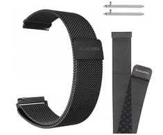 Universalus laikrodžio dirželis apyrankė išmanusis laikrodis mesh magnetas Glacierx 22mm