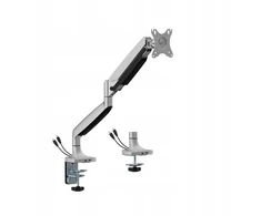 Universalus monitoriaus laikiklis Spacetronik Spas110s, sidabrinis, Usb A ir C