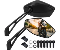 Universalus motociklo galinio vaizdo veidrodėlis srieginiams varžtams M8 M10, suderinamas su dviračiu, paspirtuku, keturračiu, Utv, purvo motociklu, kruizeriu (style 2)