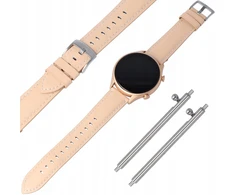 Laikrodis Universalus odinis laikrodžio dirželis smartwatch 20mm įvairių spalvų oda