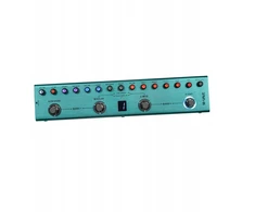 Universalus patvarus gitaros efektų pedalas elektrinei gitarai, lengvas, žalias