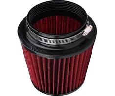 Universalus sportinis oro filtras Esenlong, skirtas automobilių oro filtrams, universalus automobilio modifikavimas, didelio srauto įleidimo oro įleidimo apvalus kūginis oro filtro valiklis 100 mm