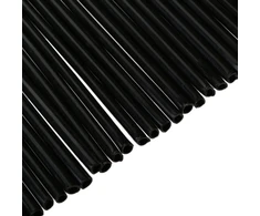 Universalūs stipinų dangteliai, 72 vnt., 24 cm, juodi
