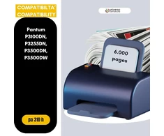 Universo cartuccia - pa310 suderinamas toneris su pantum pa310 p3100dl p3255dn p3500dn p3500dw (xl 6000 puslapių)